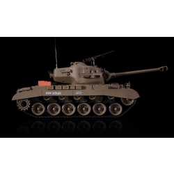 Czołg zdalnie sterowany ASG/IR/dźwięk/dym 1:16 U.S. Medium Tank M26 Pershing RTR 2.4Ghz - Heng Long 3838-1U (S)